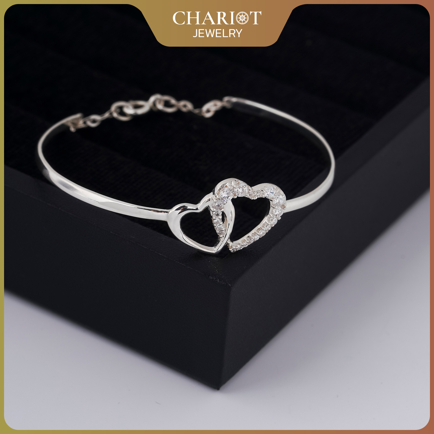 Double Heart Bracelet