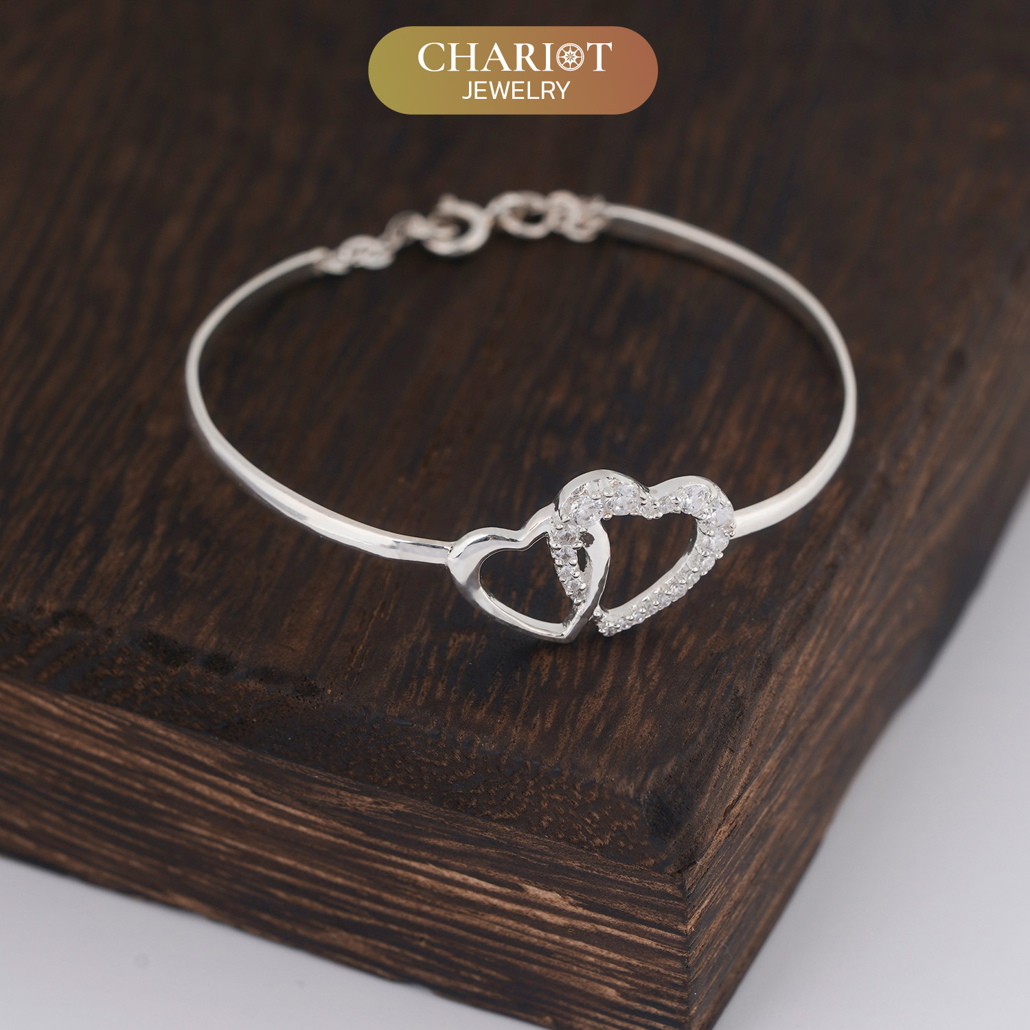 Double Heart Bracelet