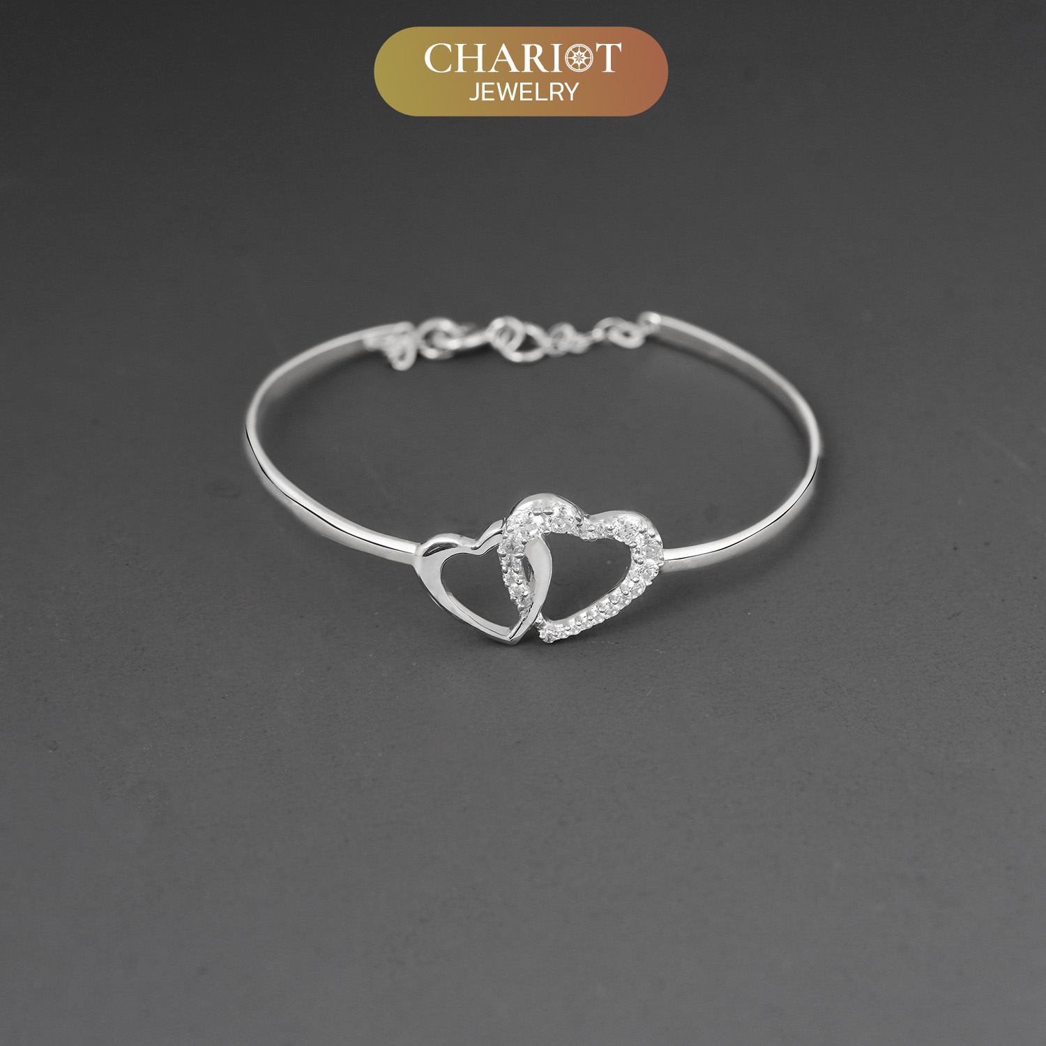 Double Heart Bracelet