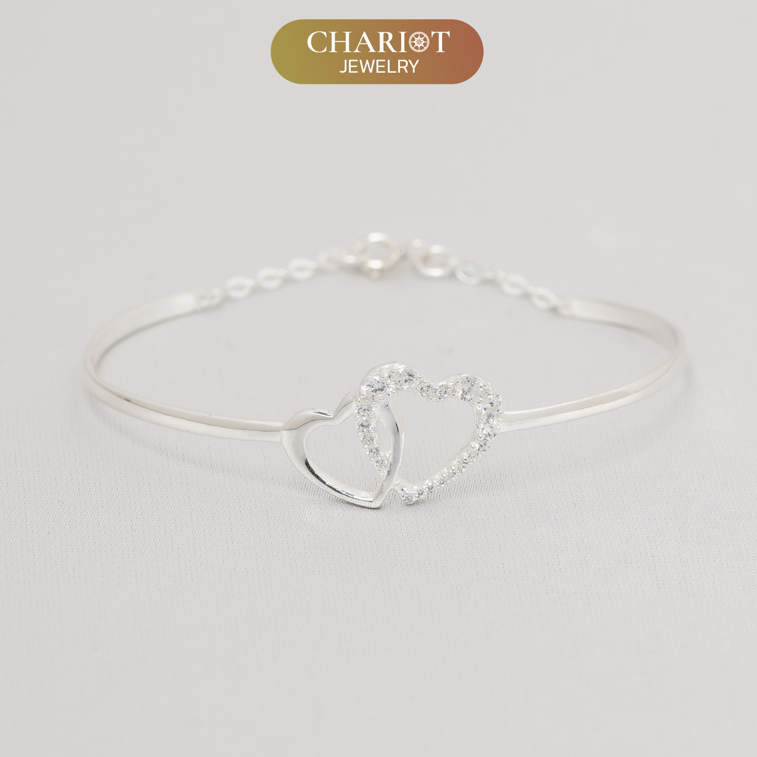 Double Heart Bracelet