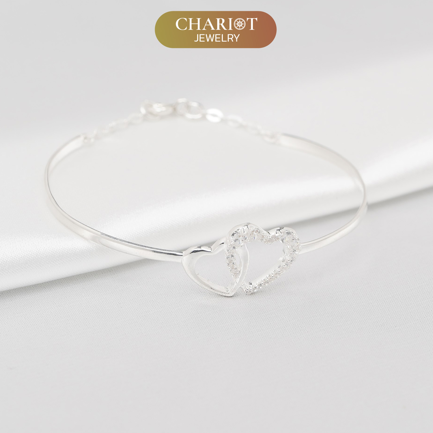 Double Heart Bracelet