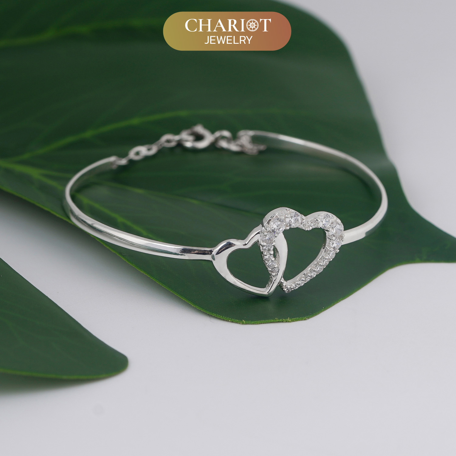 Double Heart Bracelet