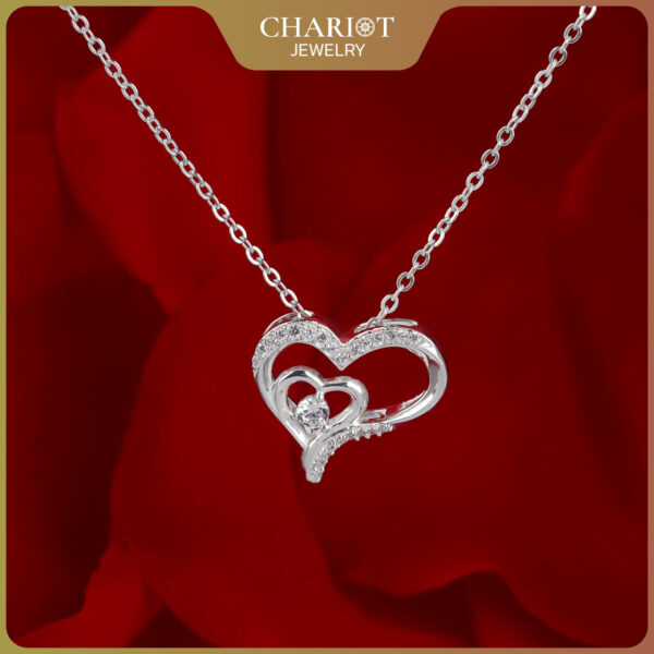 Dancing Heart Pendant Necklace