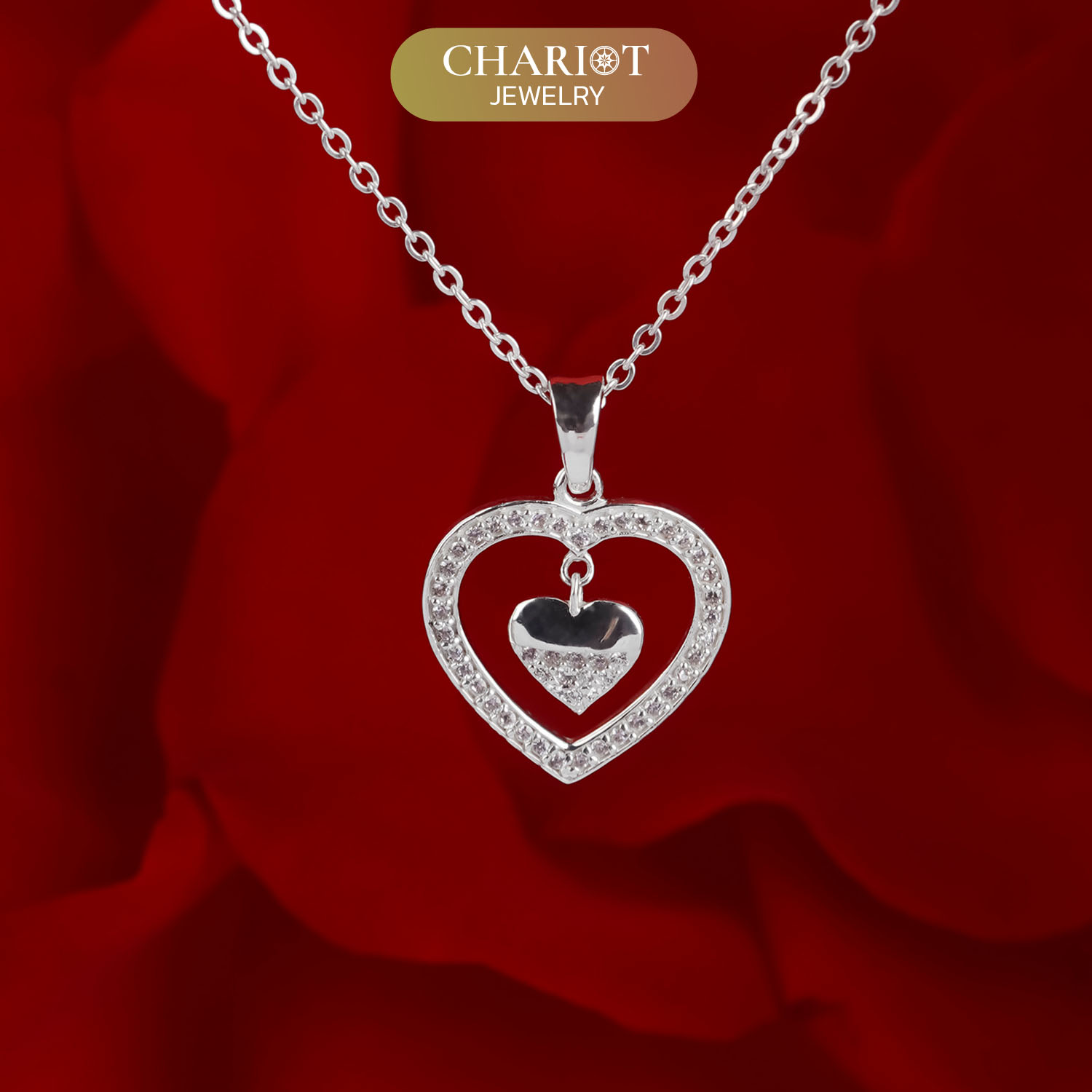 Dangle Heart Necklace