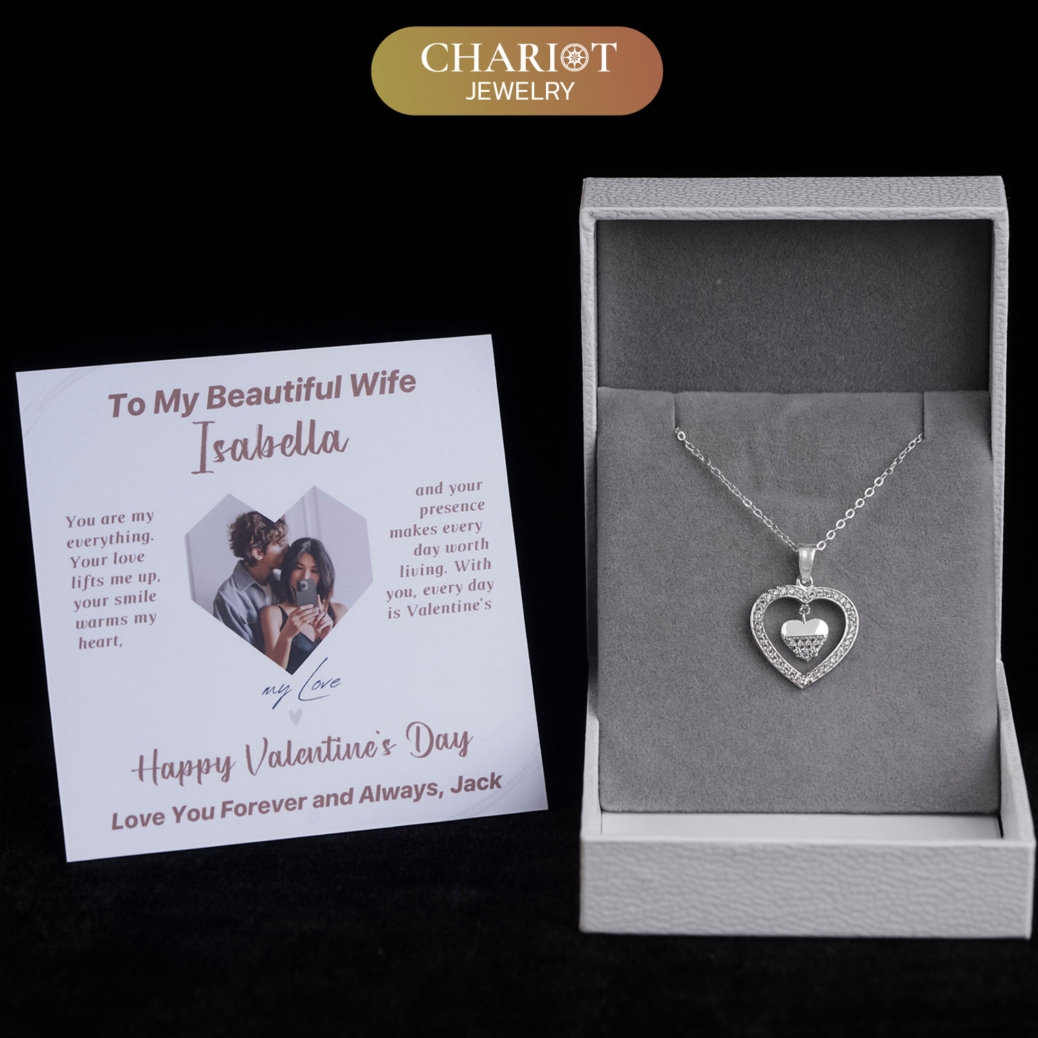 Dangle Heart Necklace