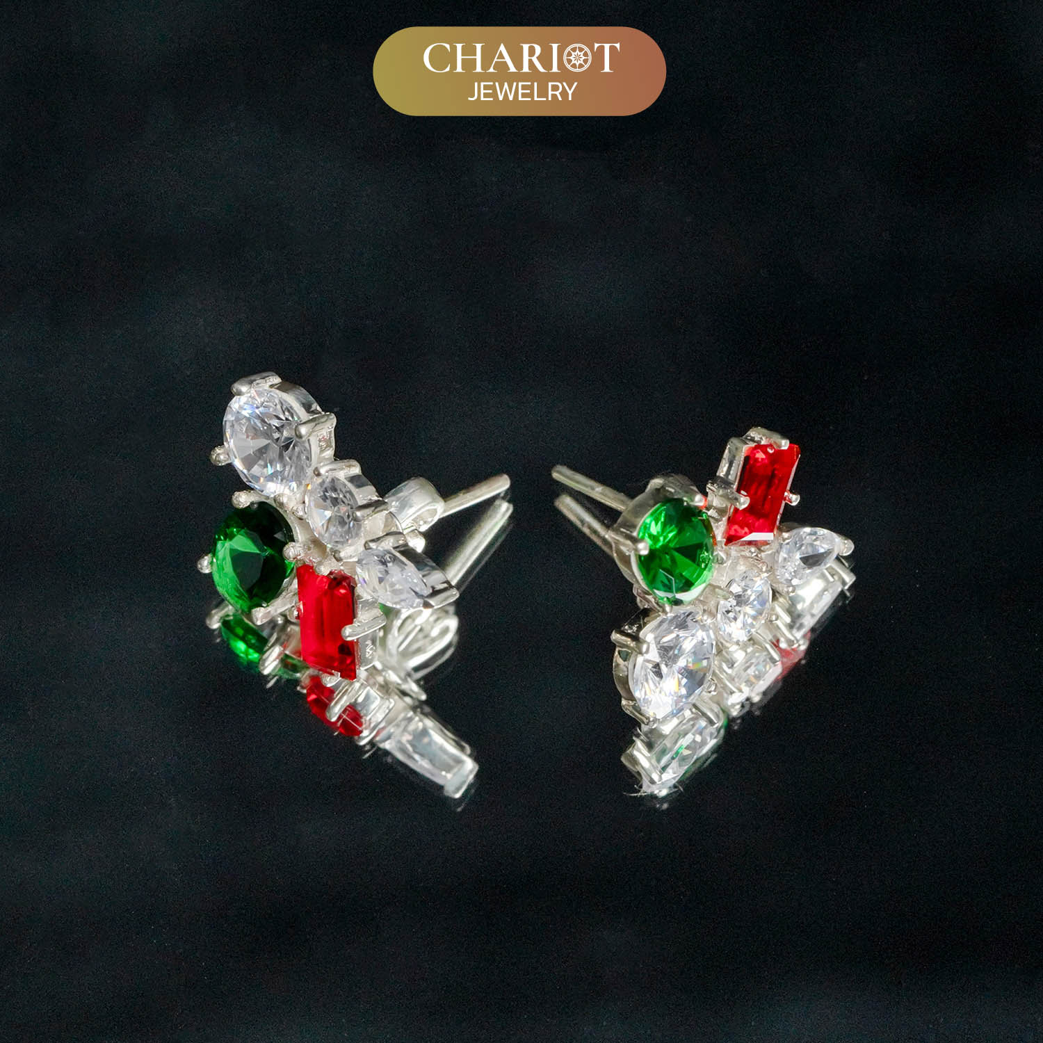 Colored Gemstone Earrings