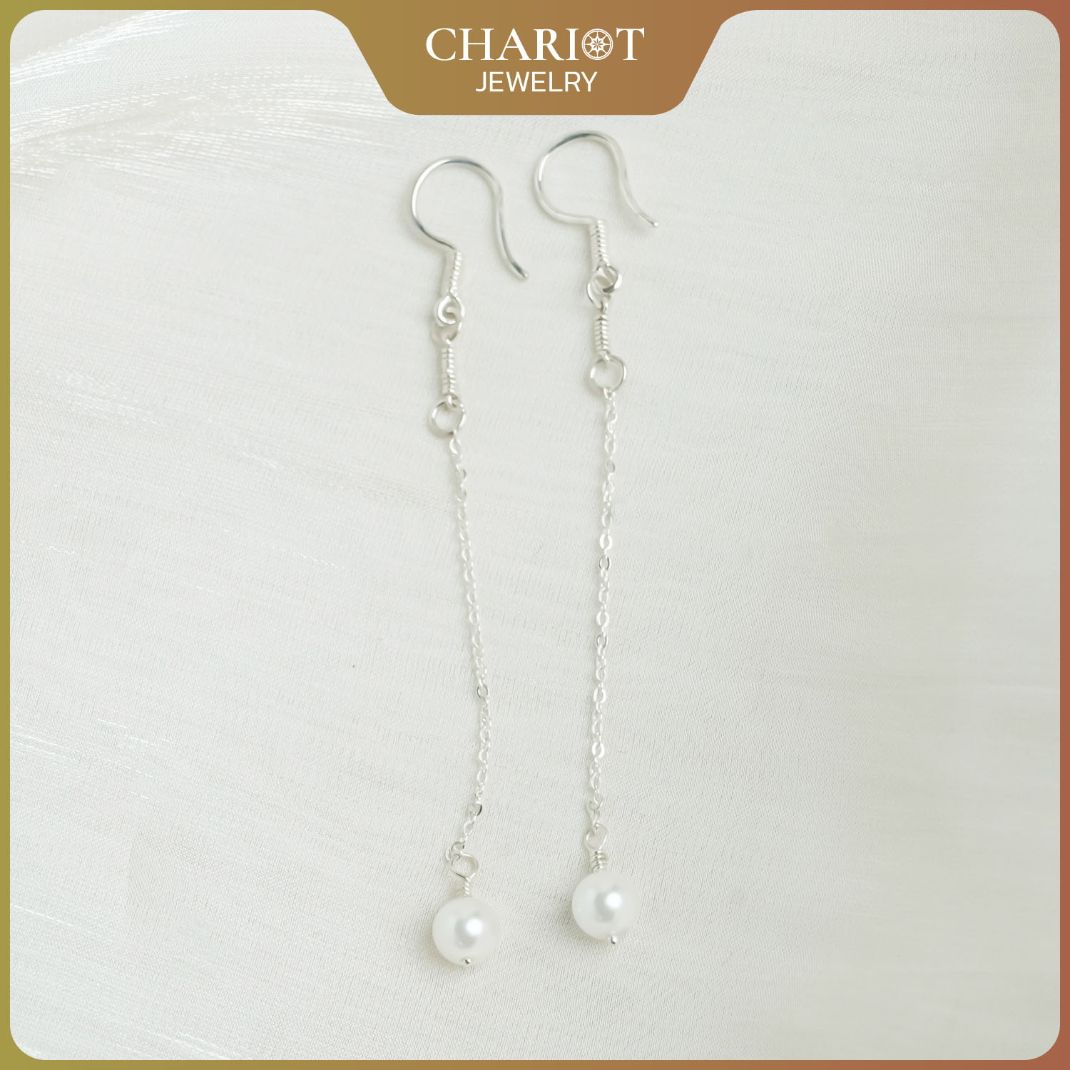 Dainty Pearl Drop Earrings