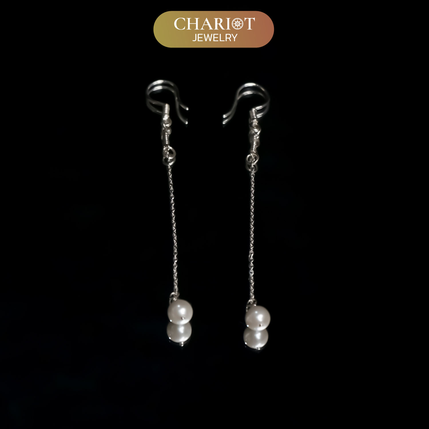 Dainty Pearl Drop Earrings