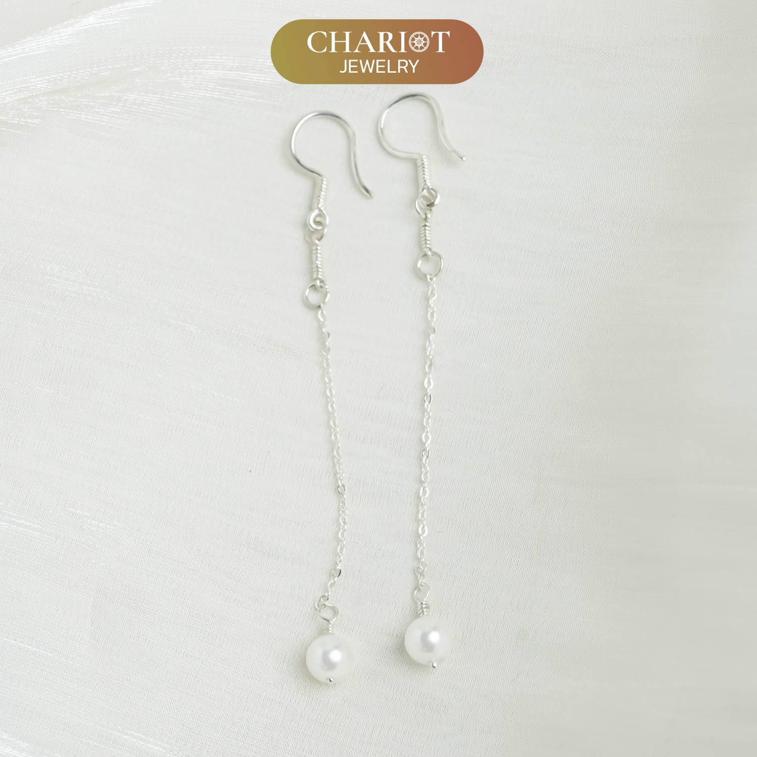 Dainty Pearl Drop Earrings