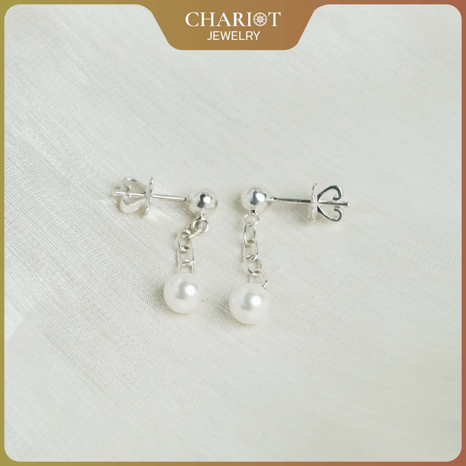 Tiny Pearl Earrings