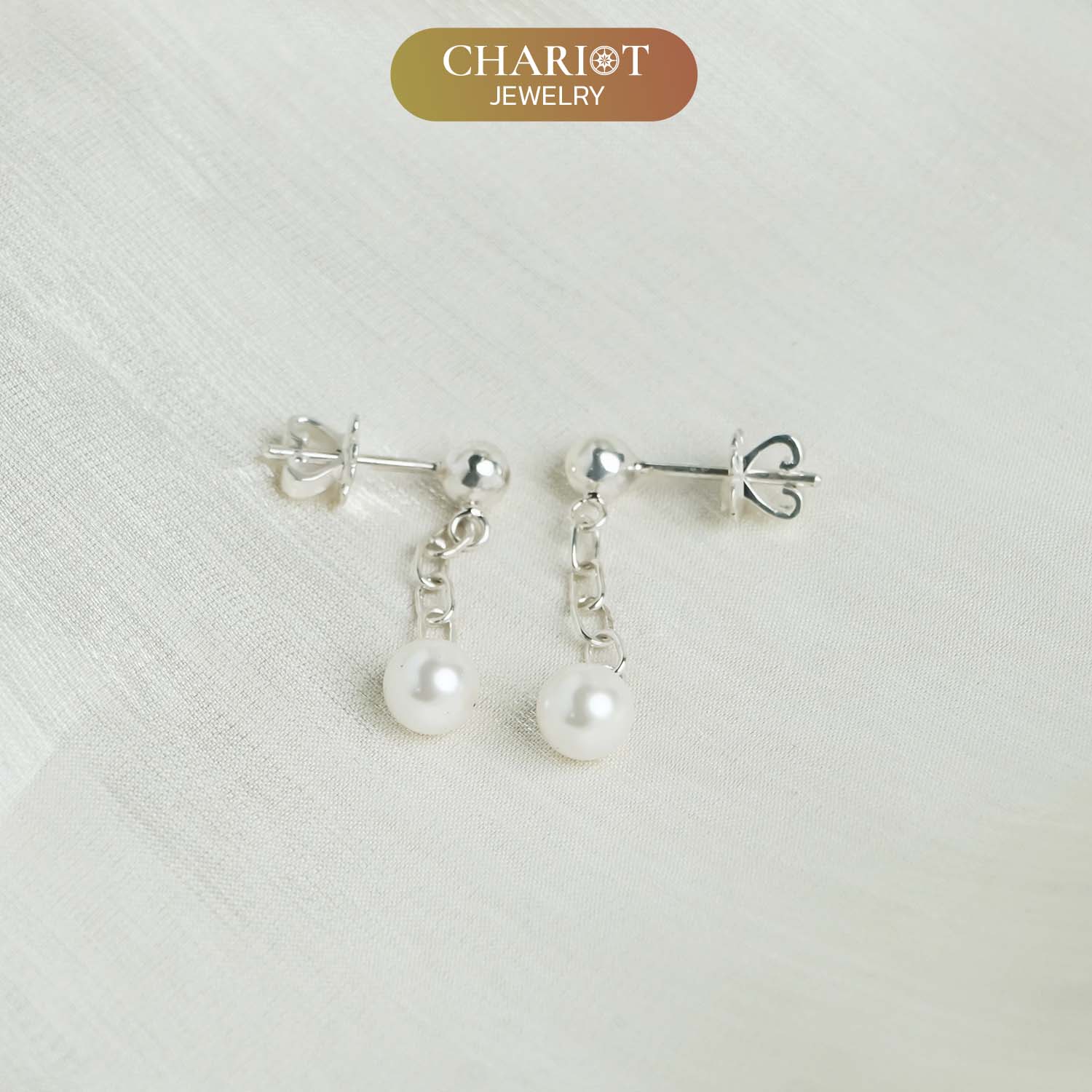 Tiny Pearl Earrings