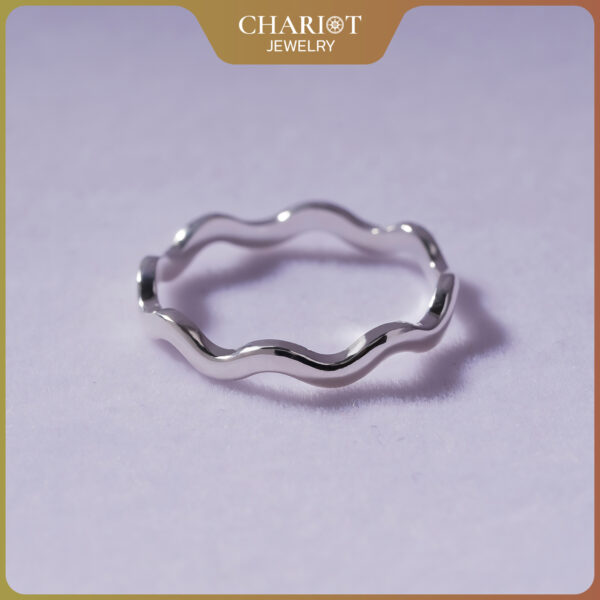 Sterling Silver Wavy Ring