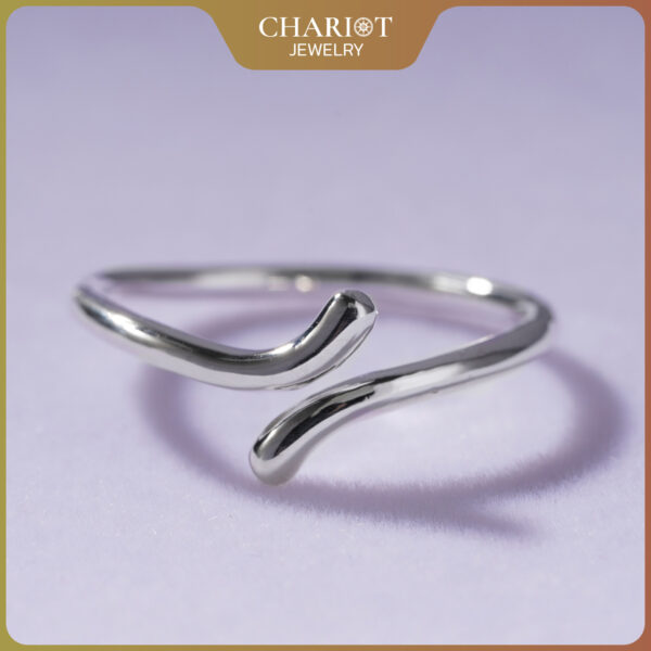 Elongated Teardrop Ring