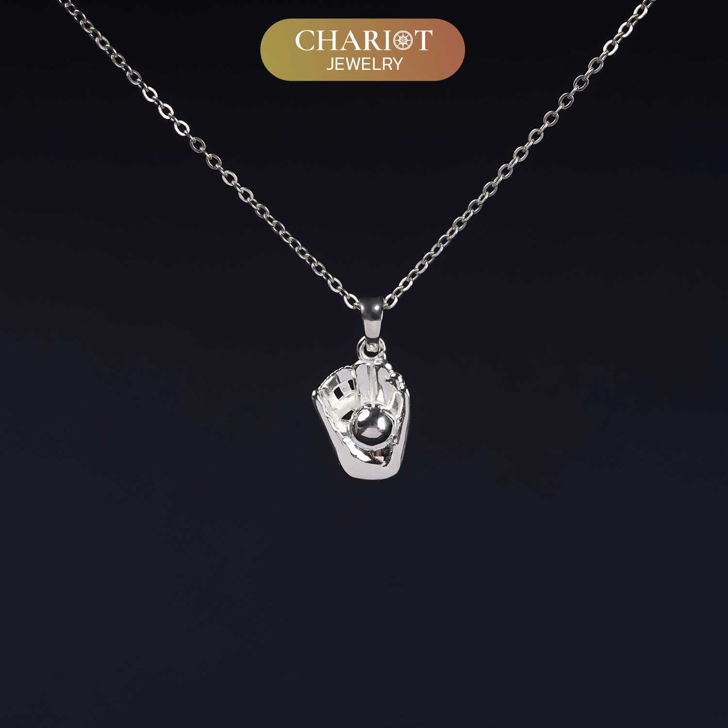 Baseball Catcher's Mitt Necklace