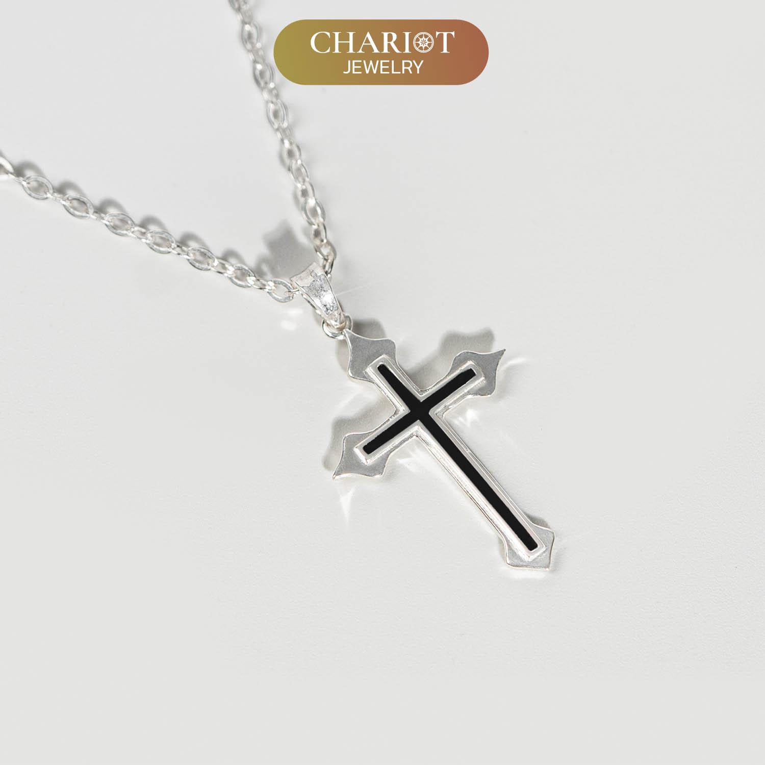 Colored Cross Necklace