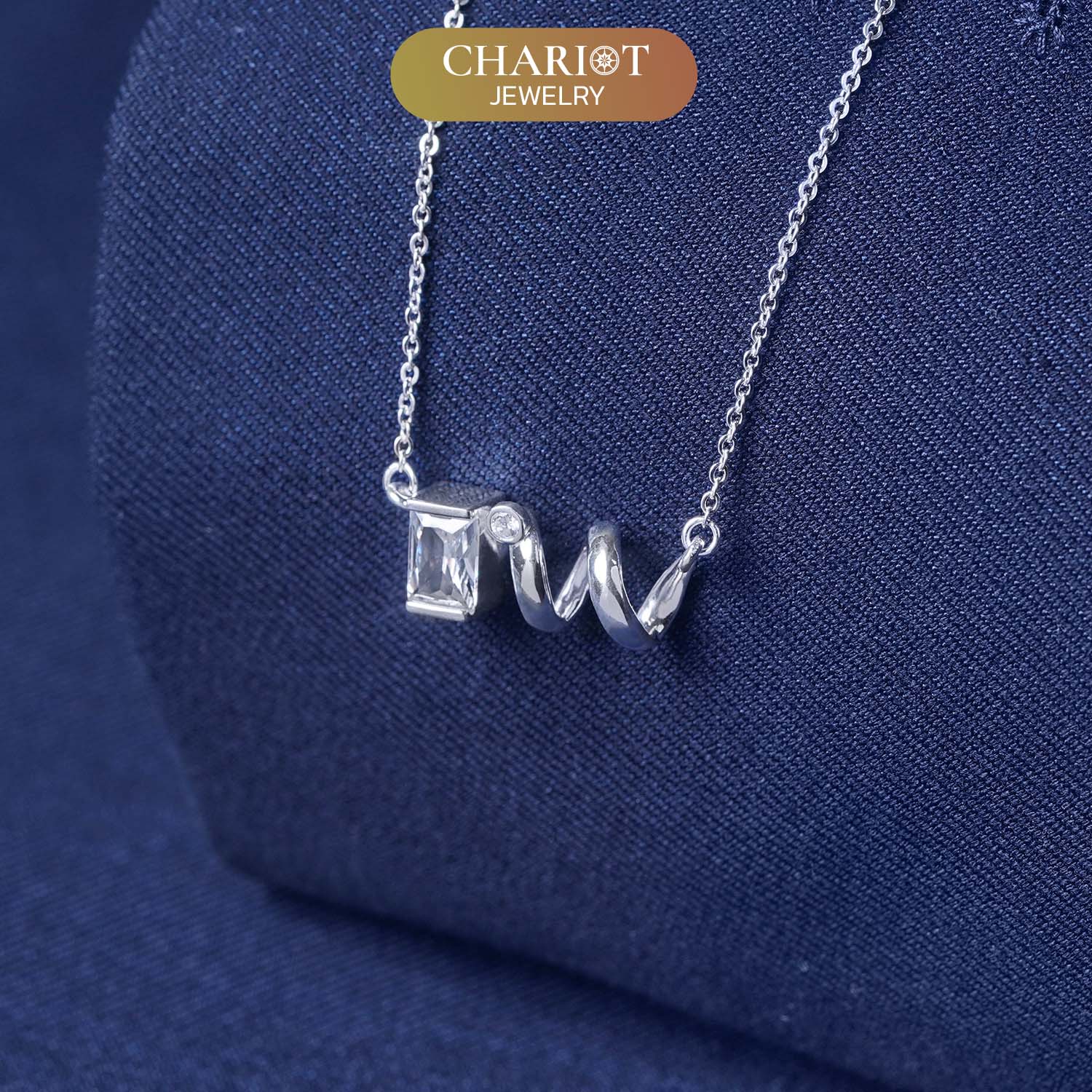 Unique Spiral Design Necklace