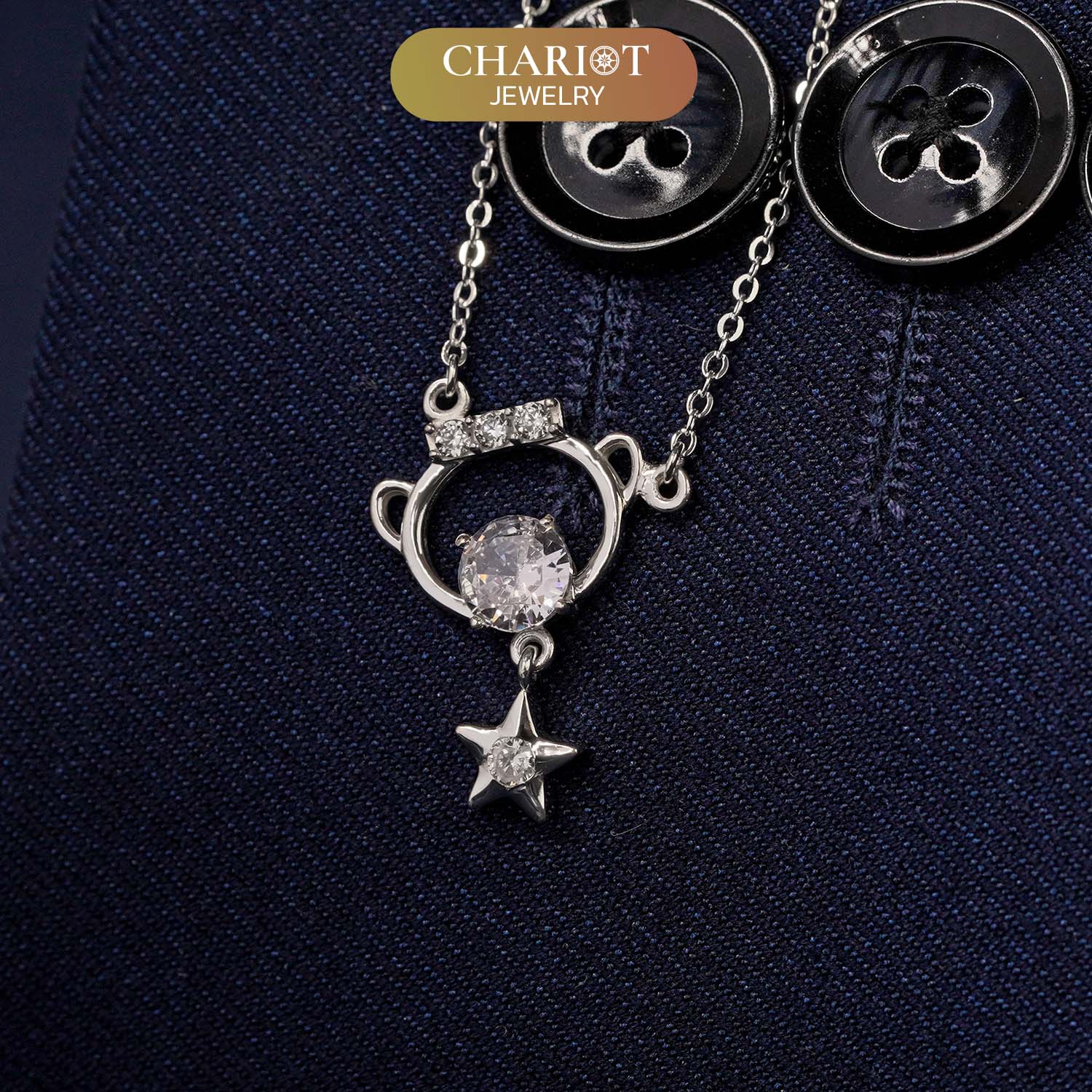 Aquarius Zodiac Necklace