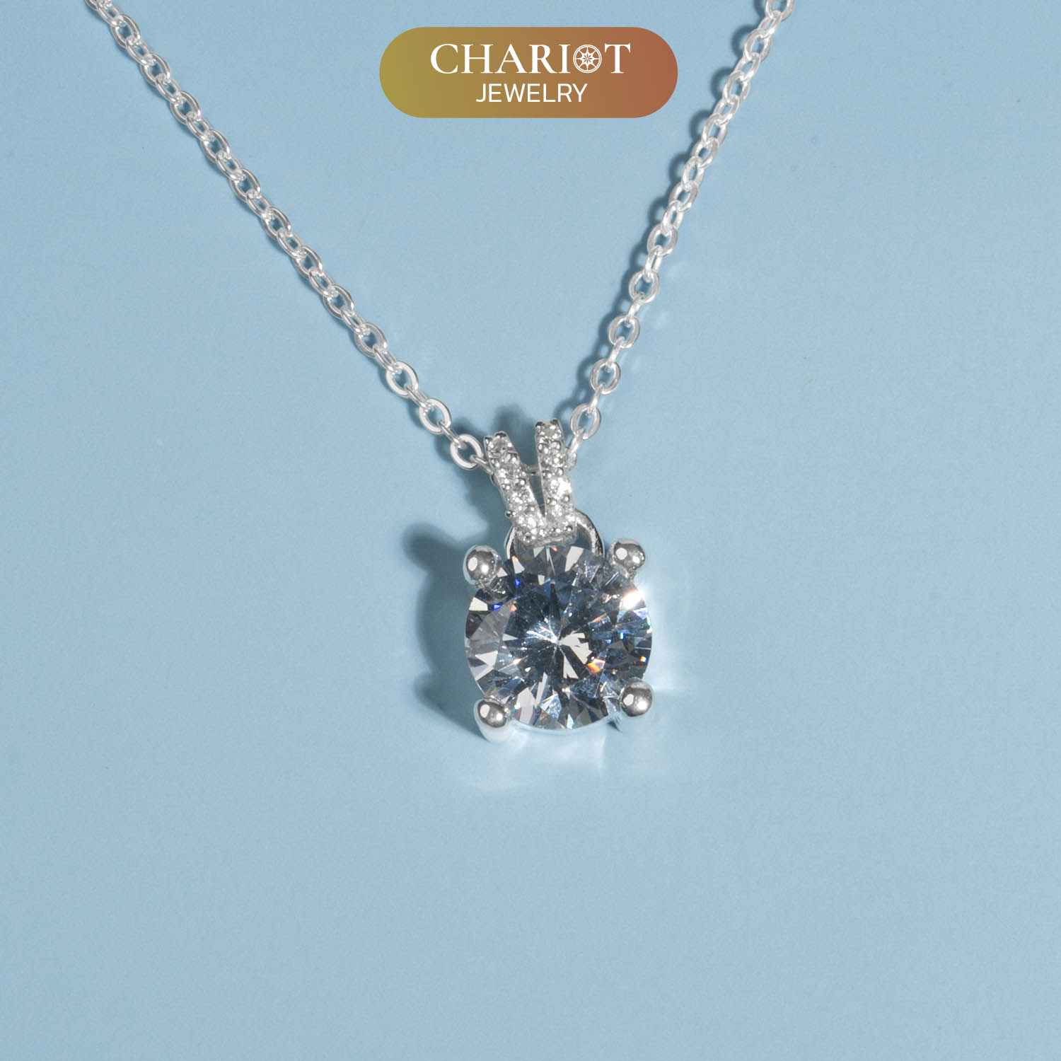 Classic Halo Necklace