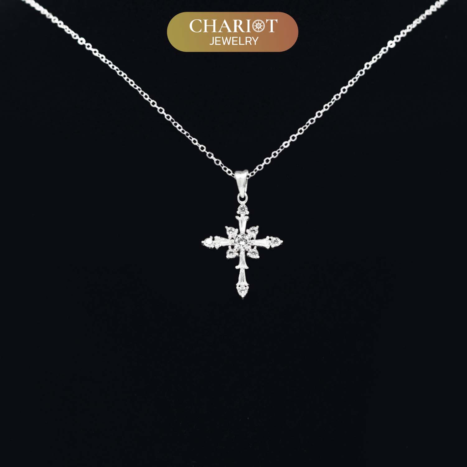 Shining Cross Necklace
