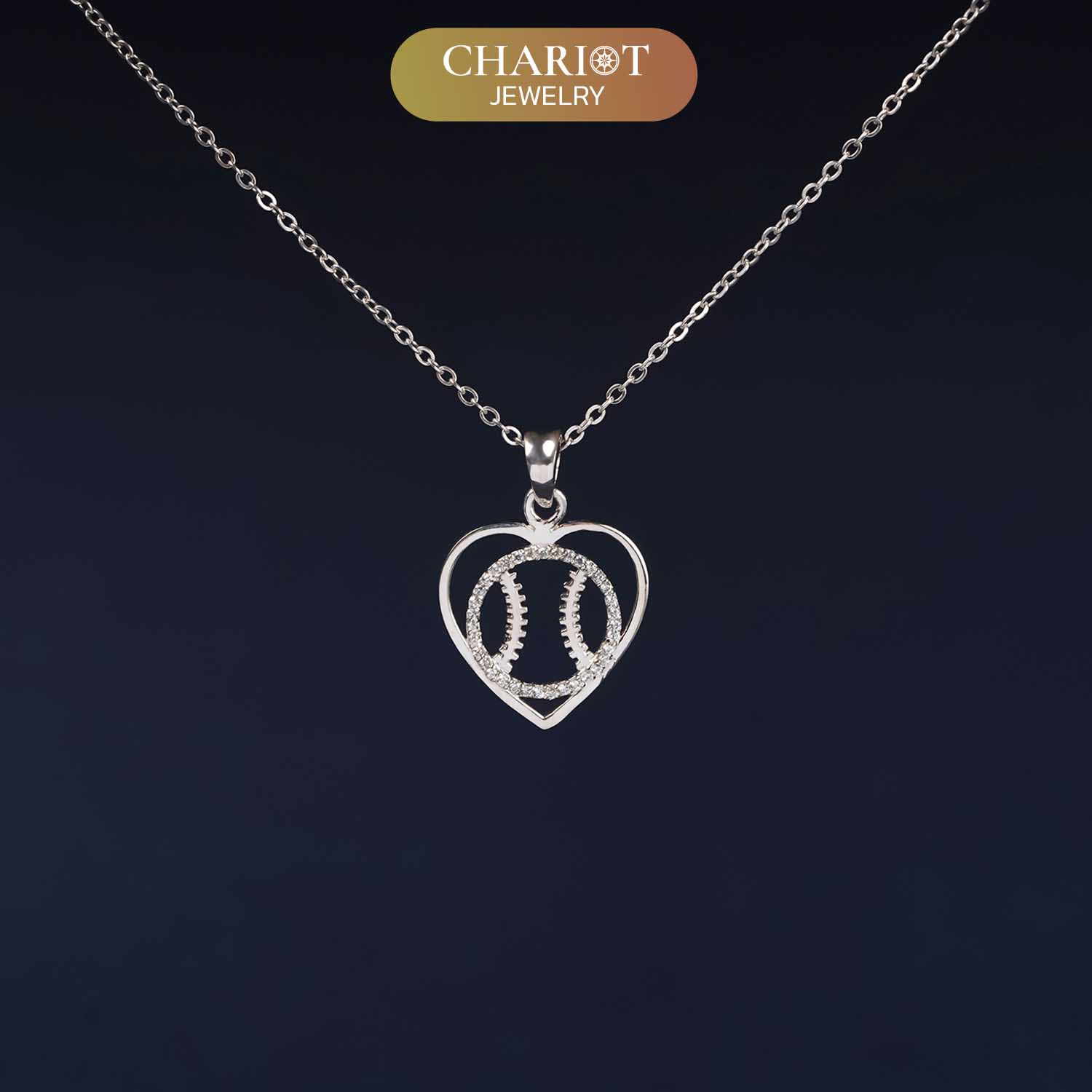 Baseball Love Necklace