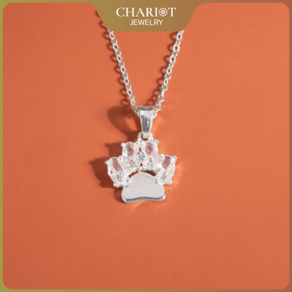 Pet Pawprint Necklace