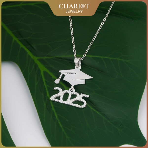 Grad Cap Charm Necklace