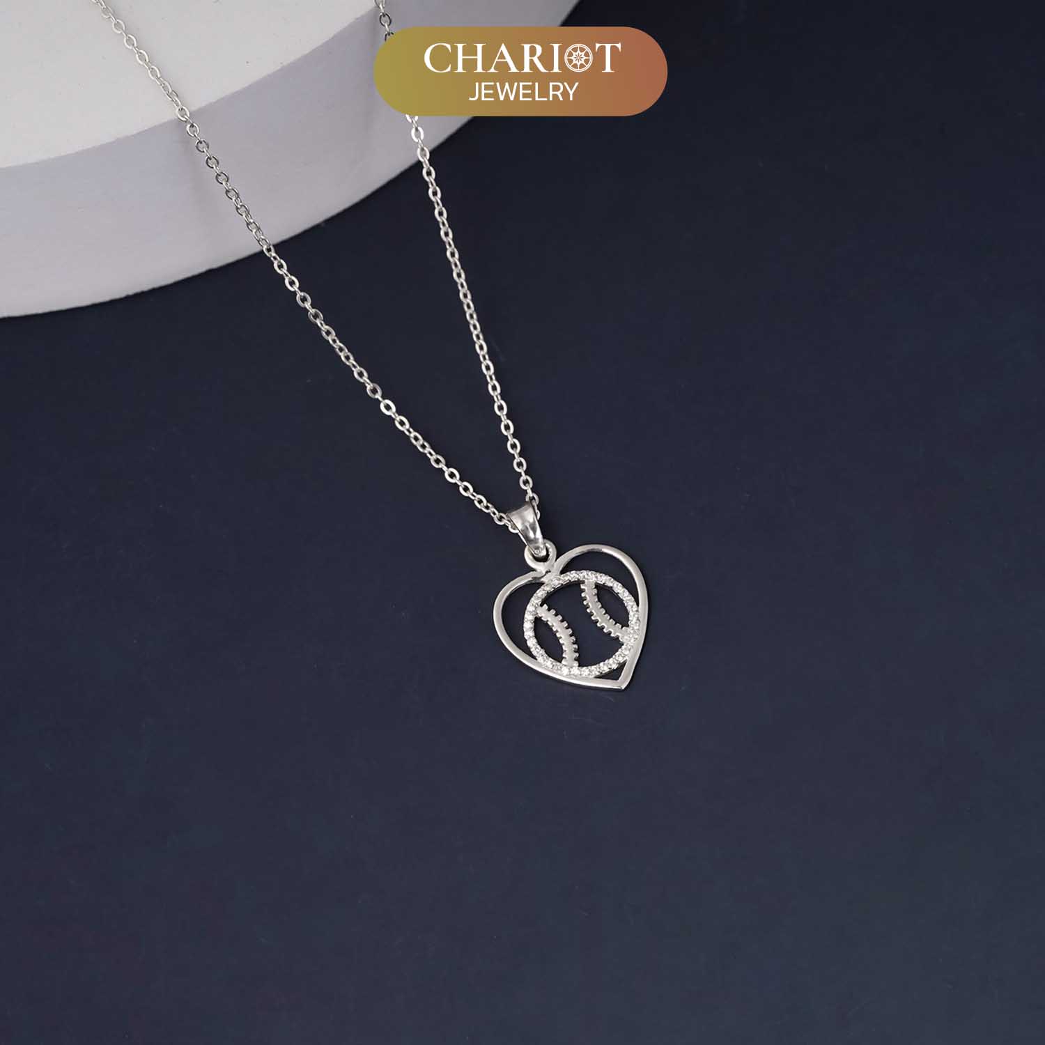 Baseball Love Necklace