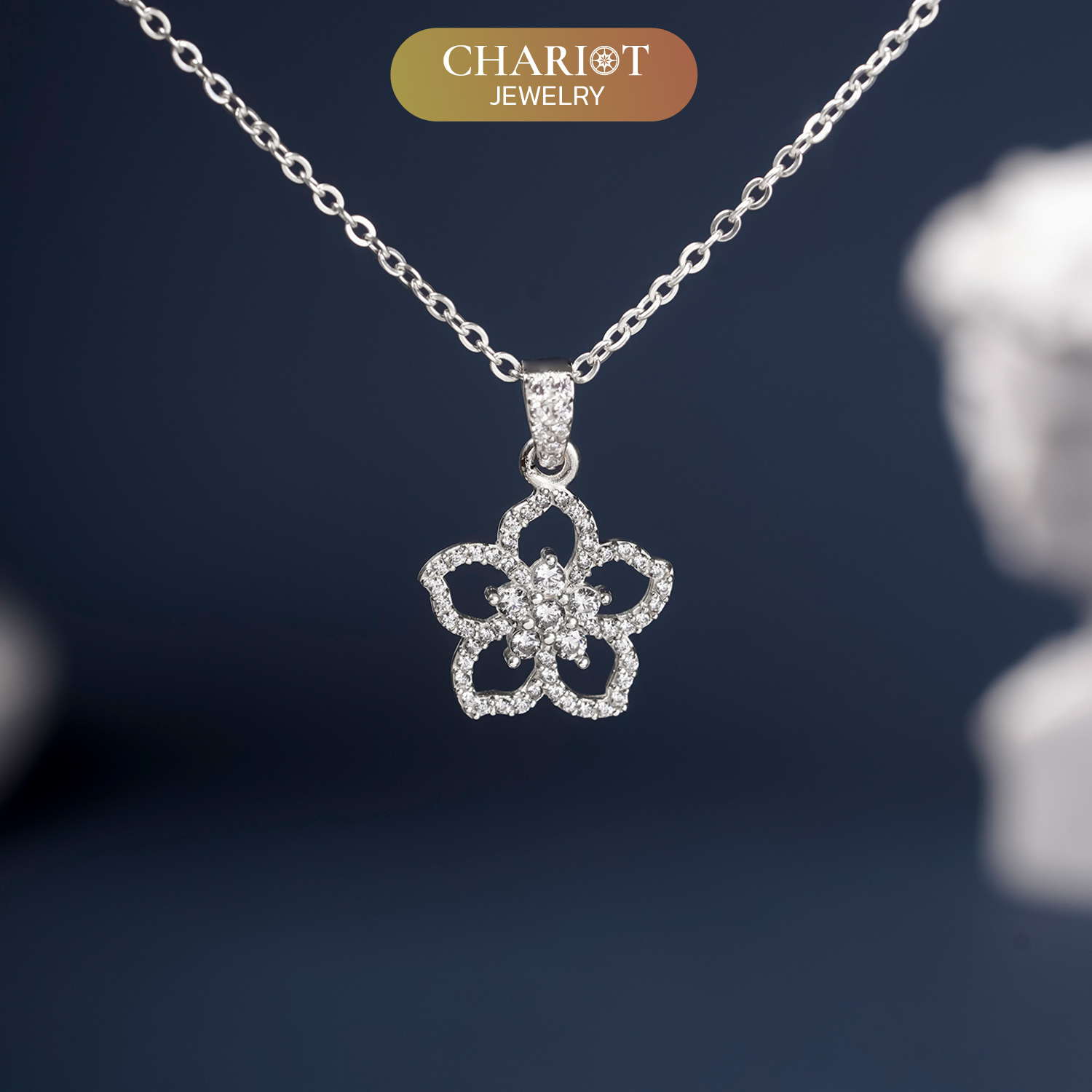 Five-petal Flower Necklace