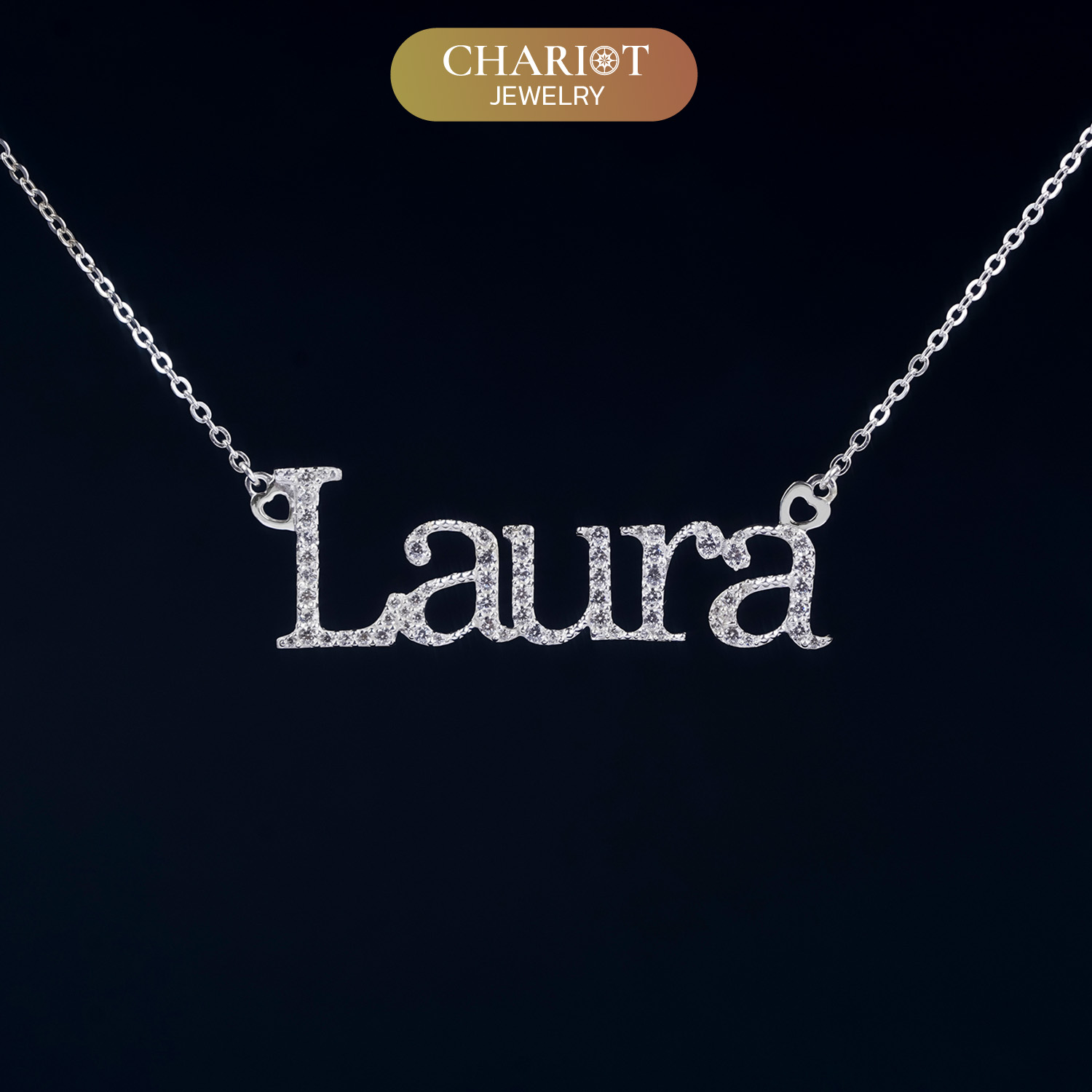 Personalized Sparkle Name Necklace