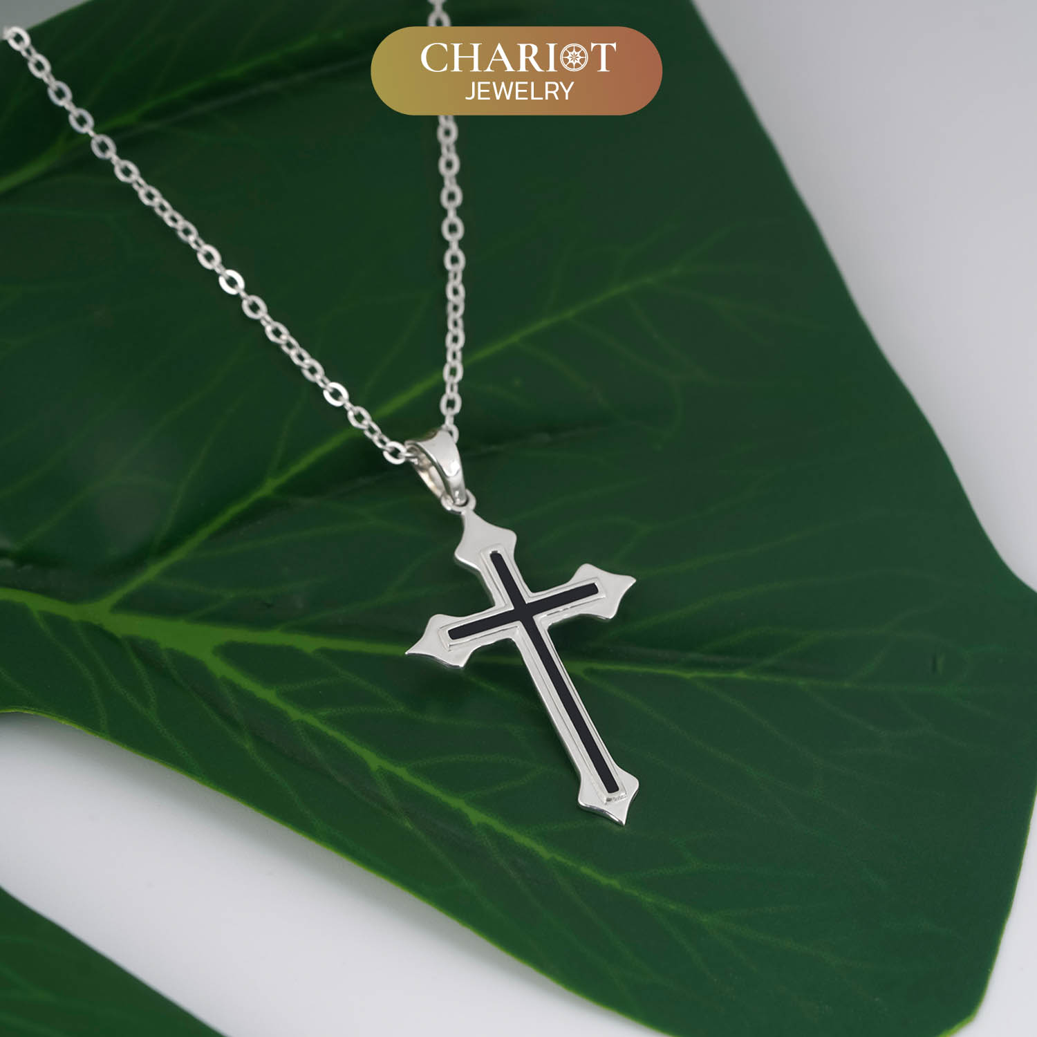 Colored Cross Necklace