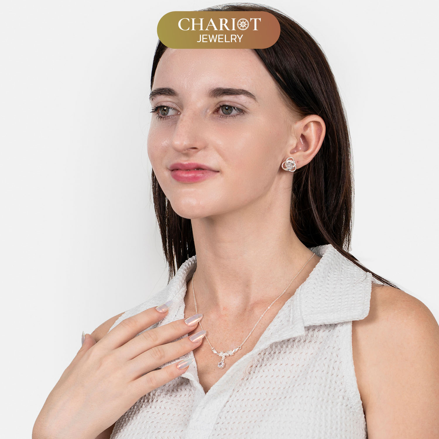 Hermes Flower Necklace