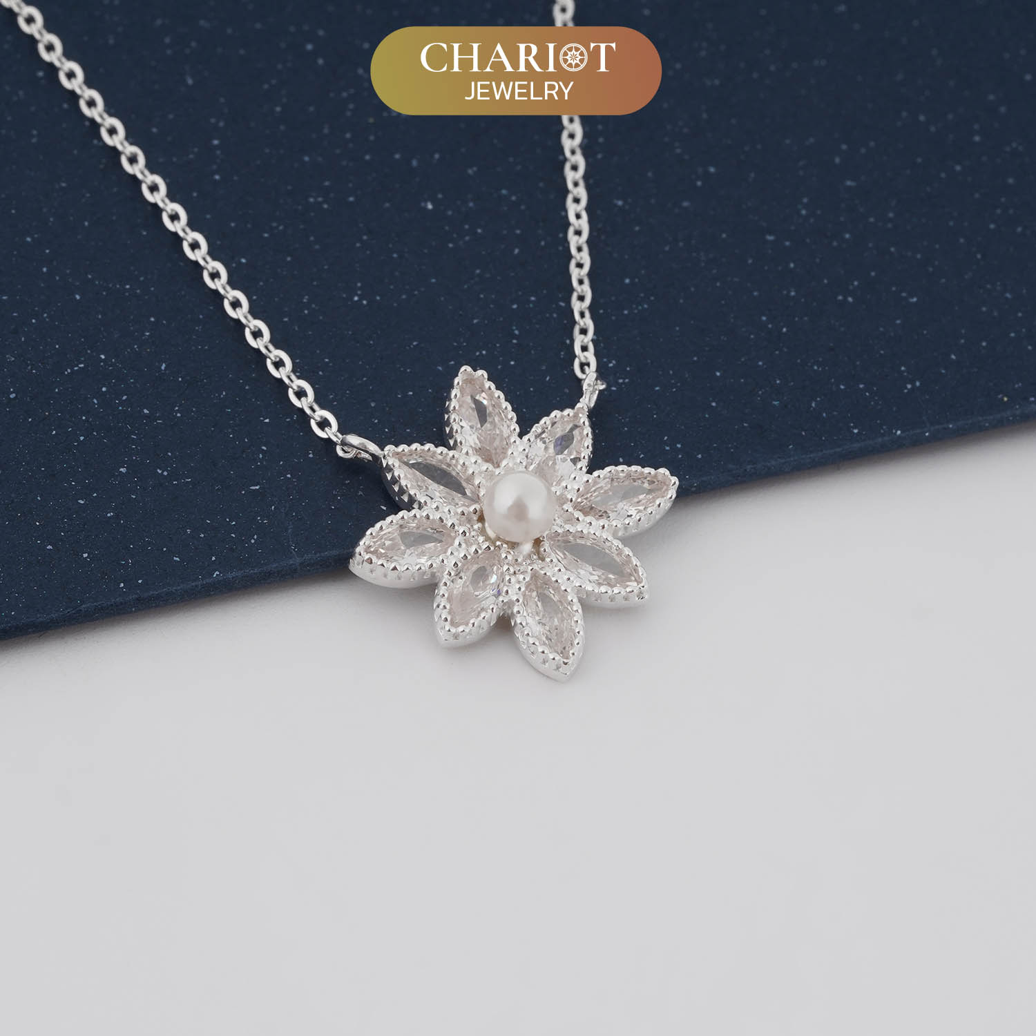 Intricate Flower Necklace