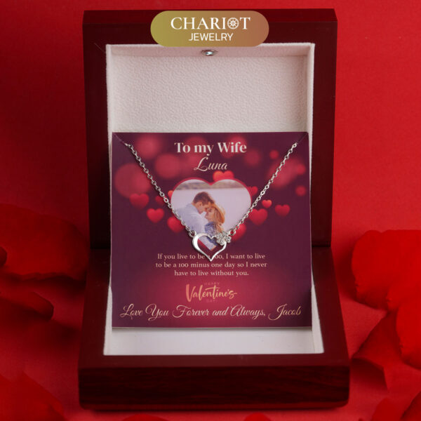 Heart and Clover Leaf Necklace