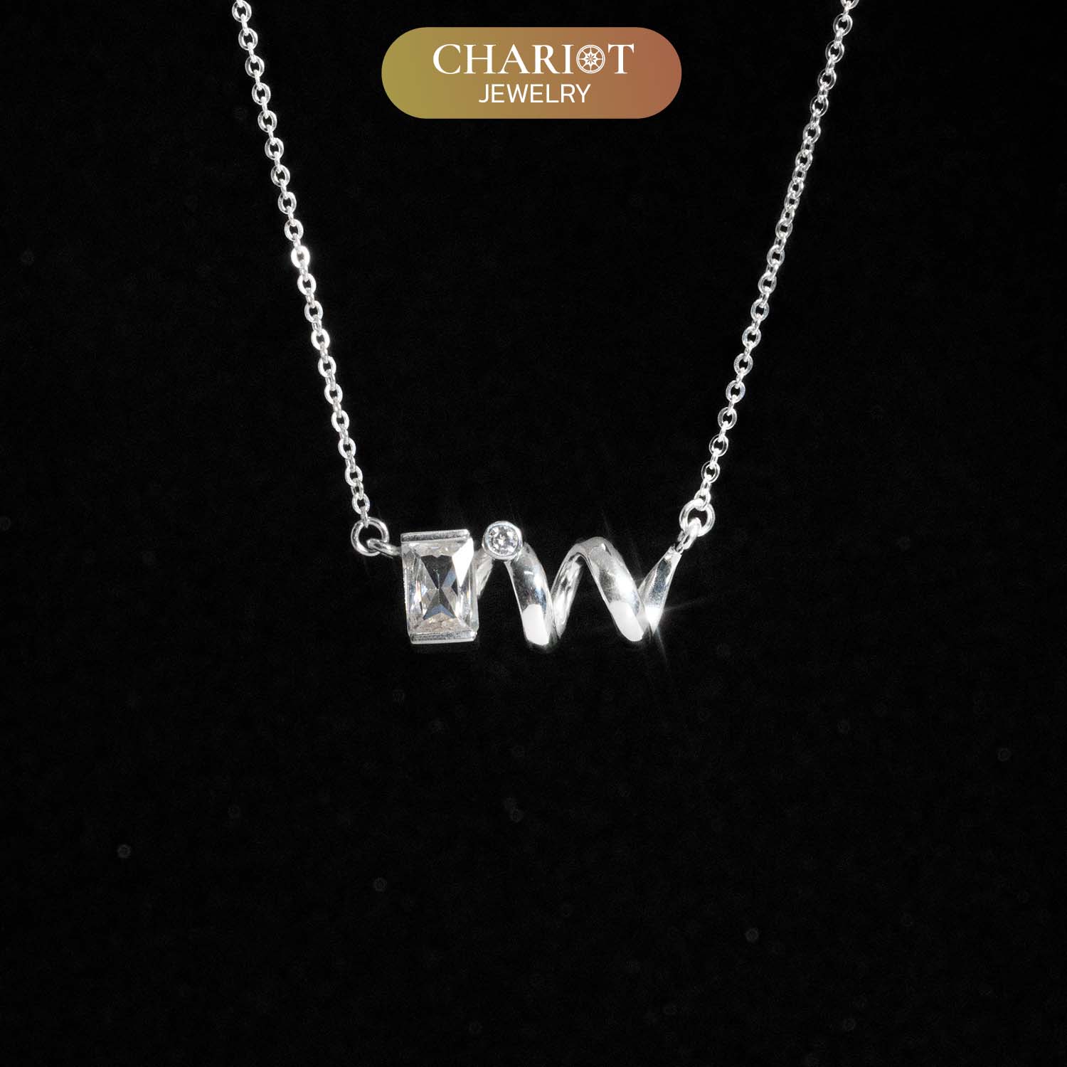 Unique Spiral Design Necklace