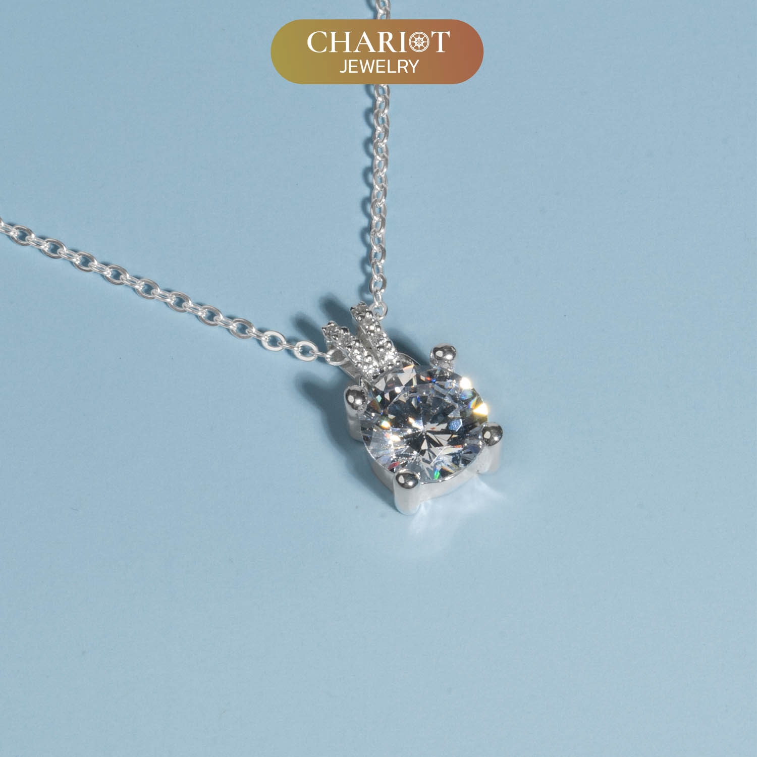 Classic Halo Necklace