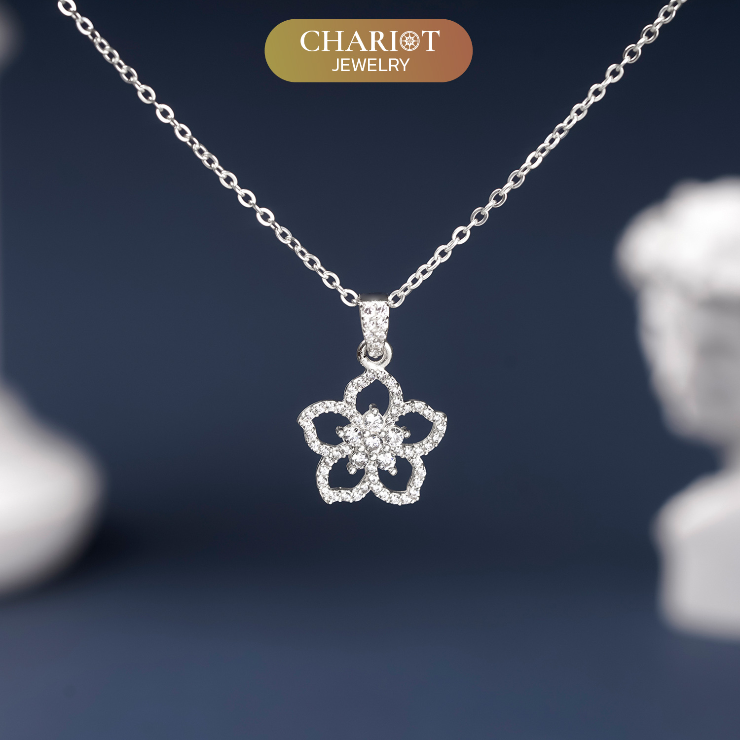 Five-petal Flower Necklace
