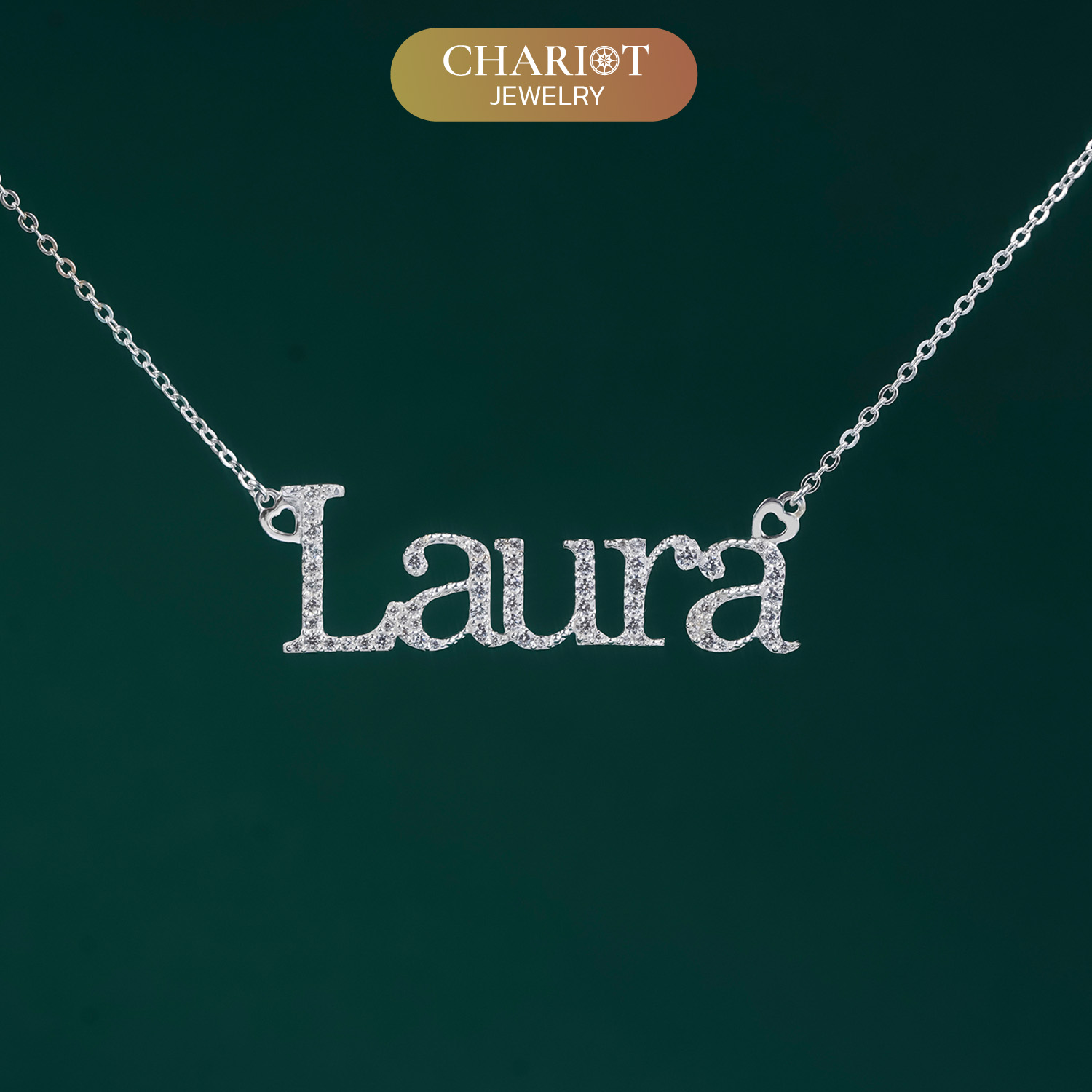 Personalized Sparkle Name Necklace