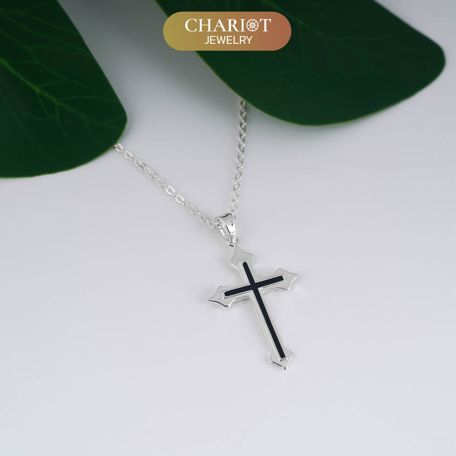 Colored Cross Necklace