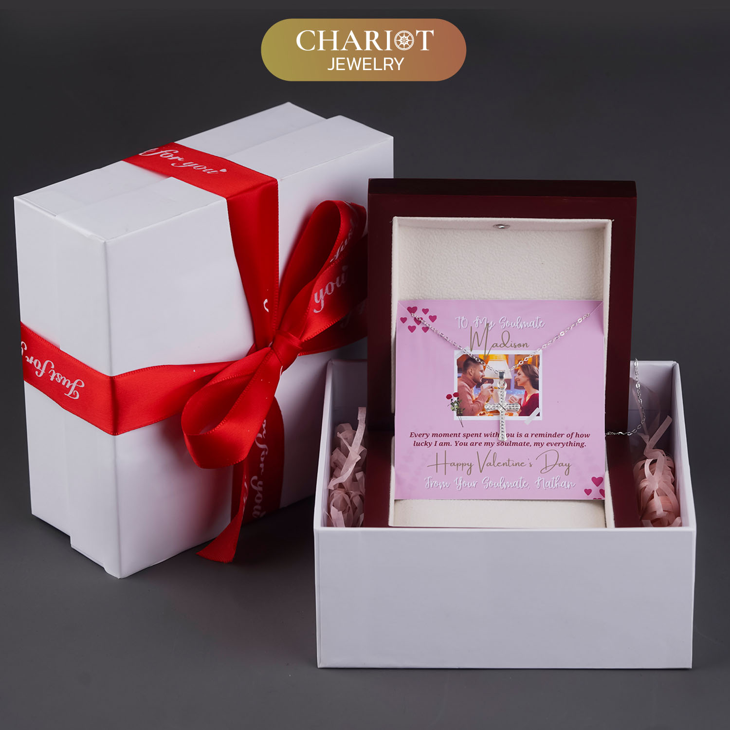 Crystal Cross Necklace