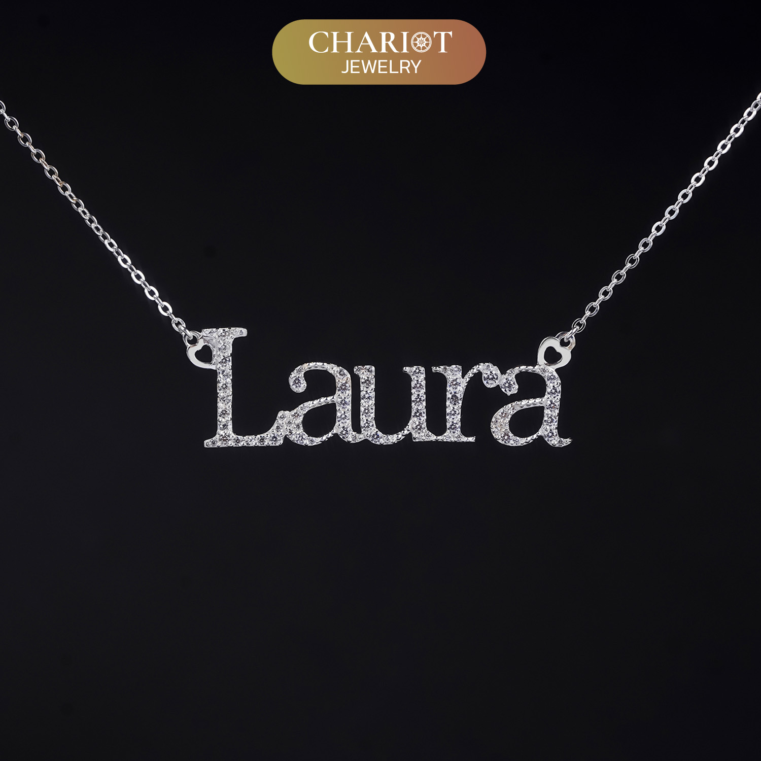 Personalized Sparkle Name Necklace