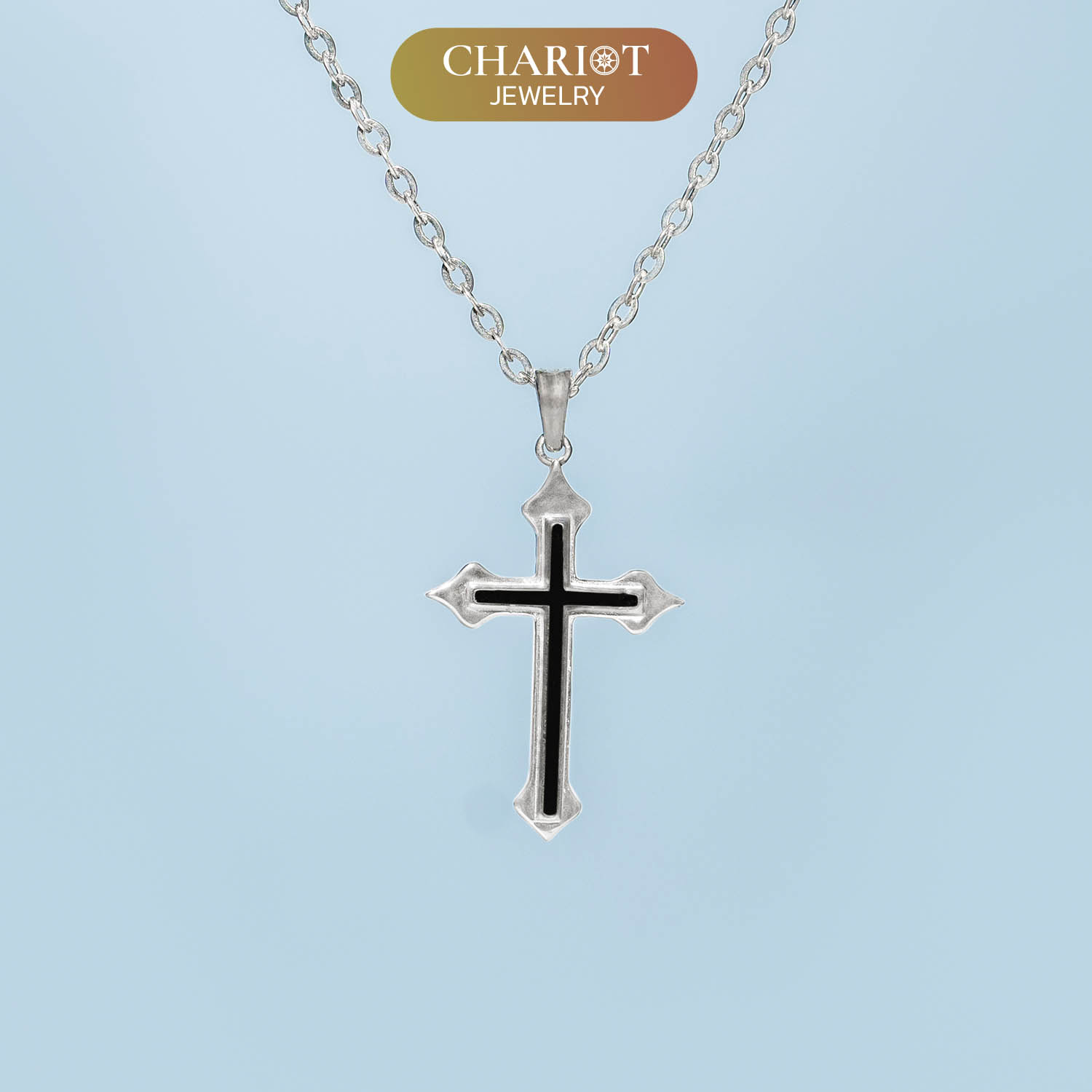 Colored Cross Necklace