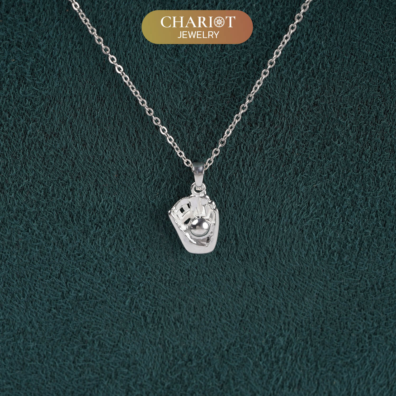 Baseball Catcher's Mitt Necklace