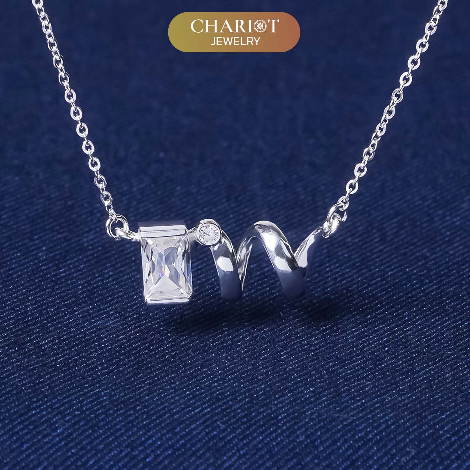 Unique Spiral Design Necklace