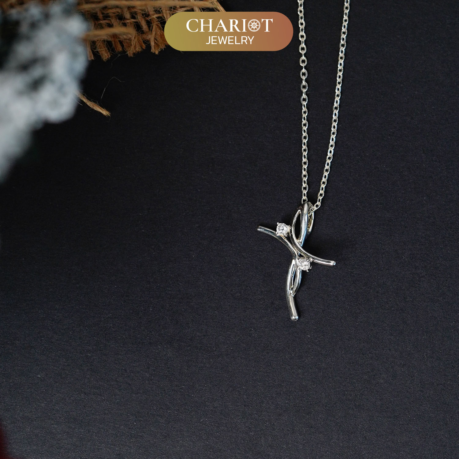 Mystical Curve Symbol Necklace