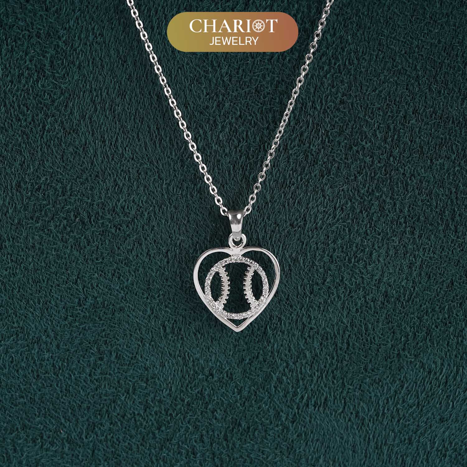 Baseball Love Necklace