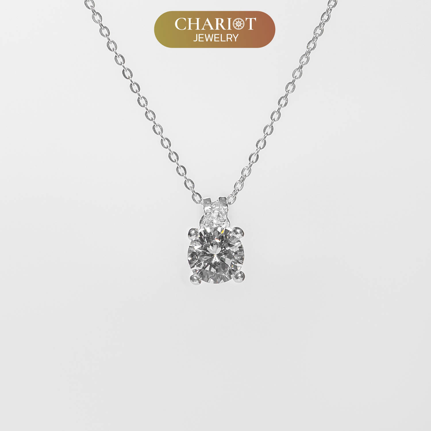 Classic Halo Necklace