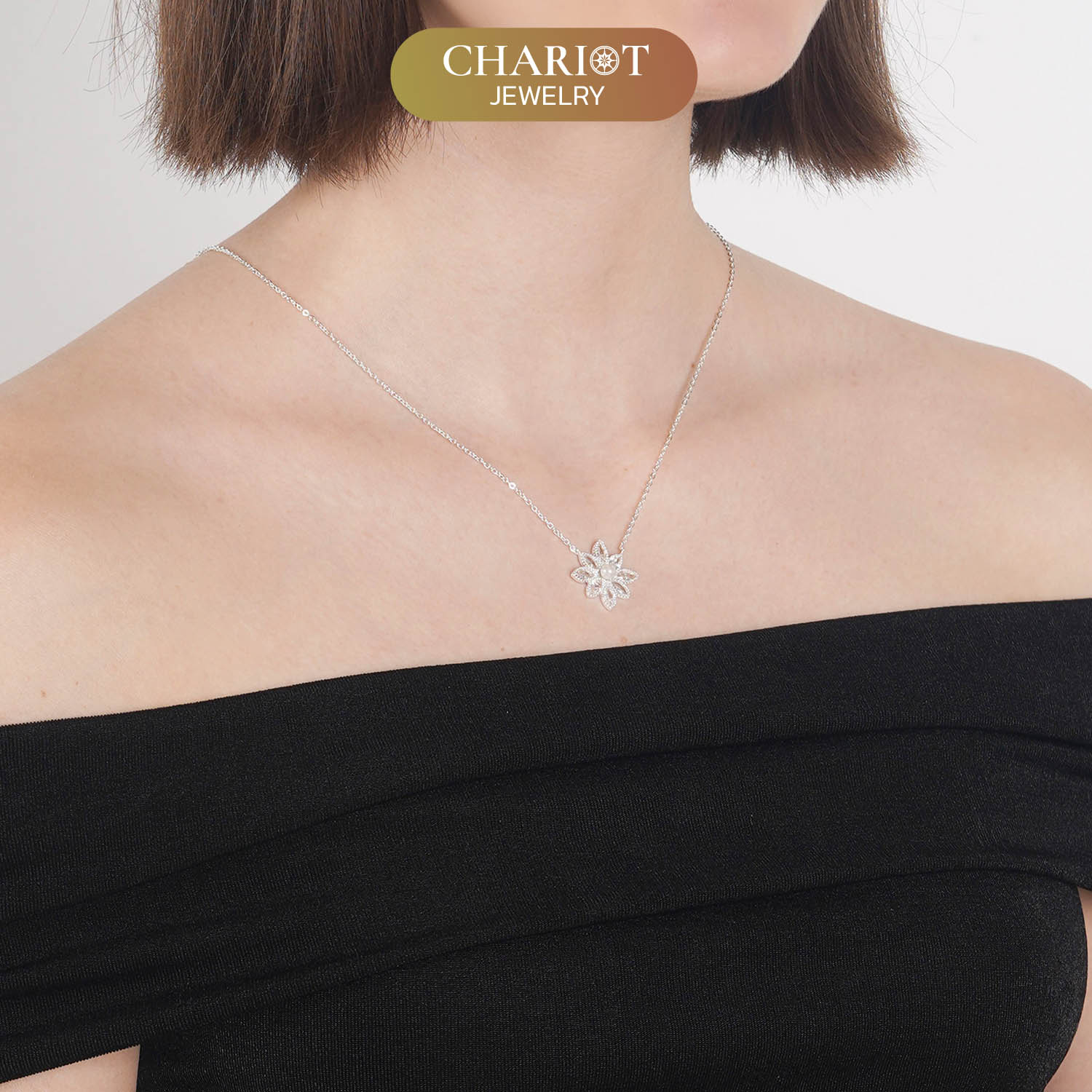 Intricate Flower Necklace