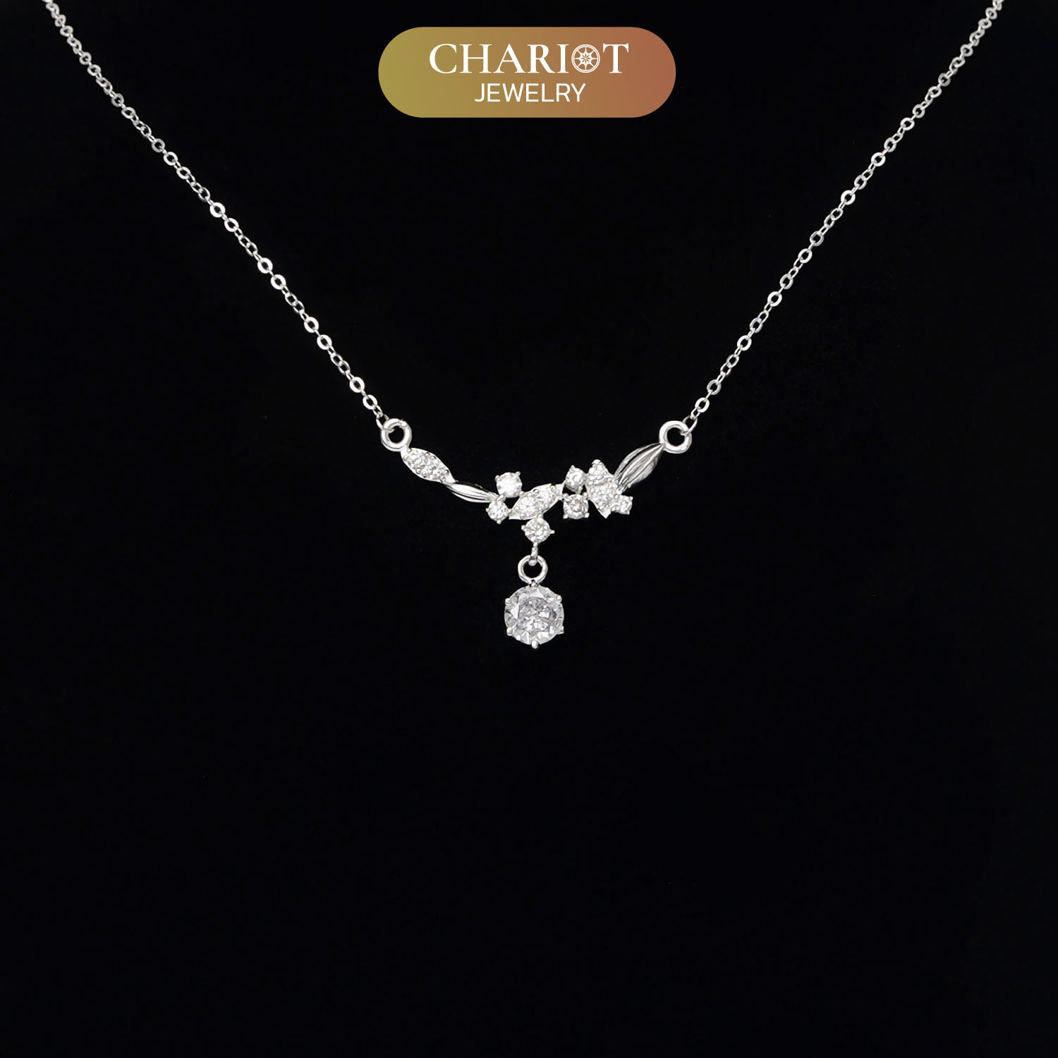 Hermes Flower Necklace