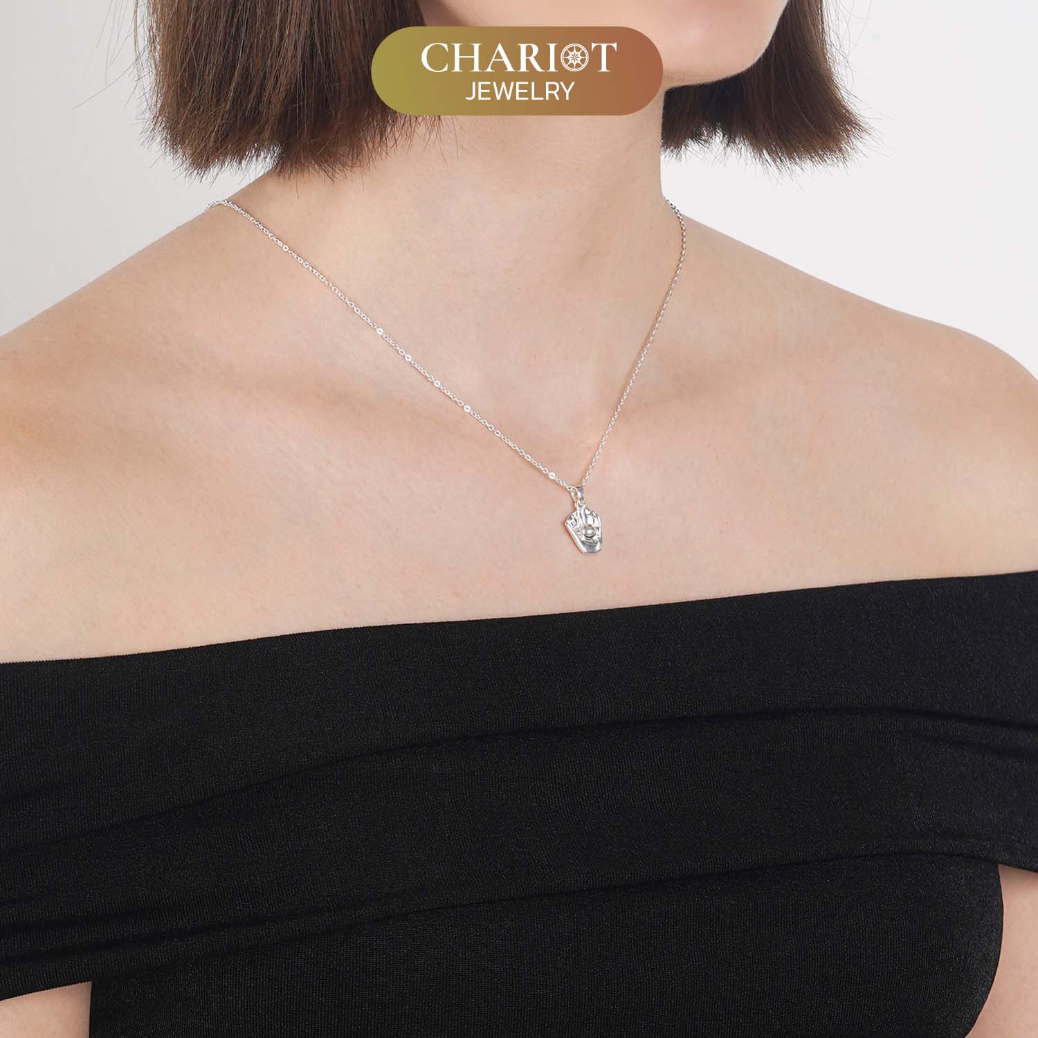 Baseball Catcher's Mitt Necklace