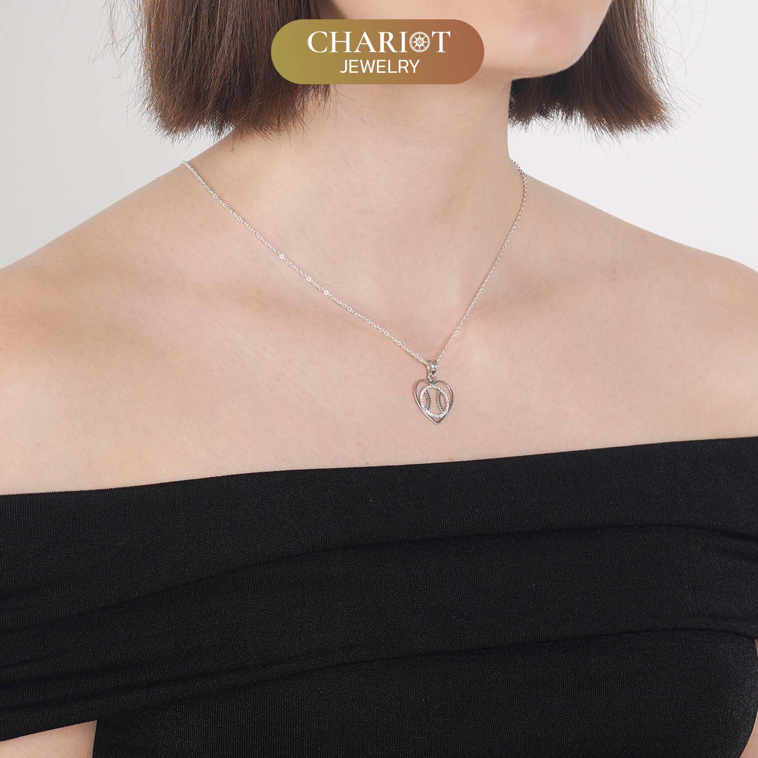 Baseball Love Necklace